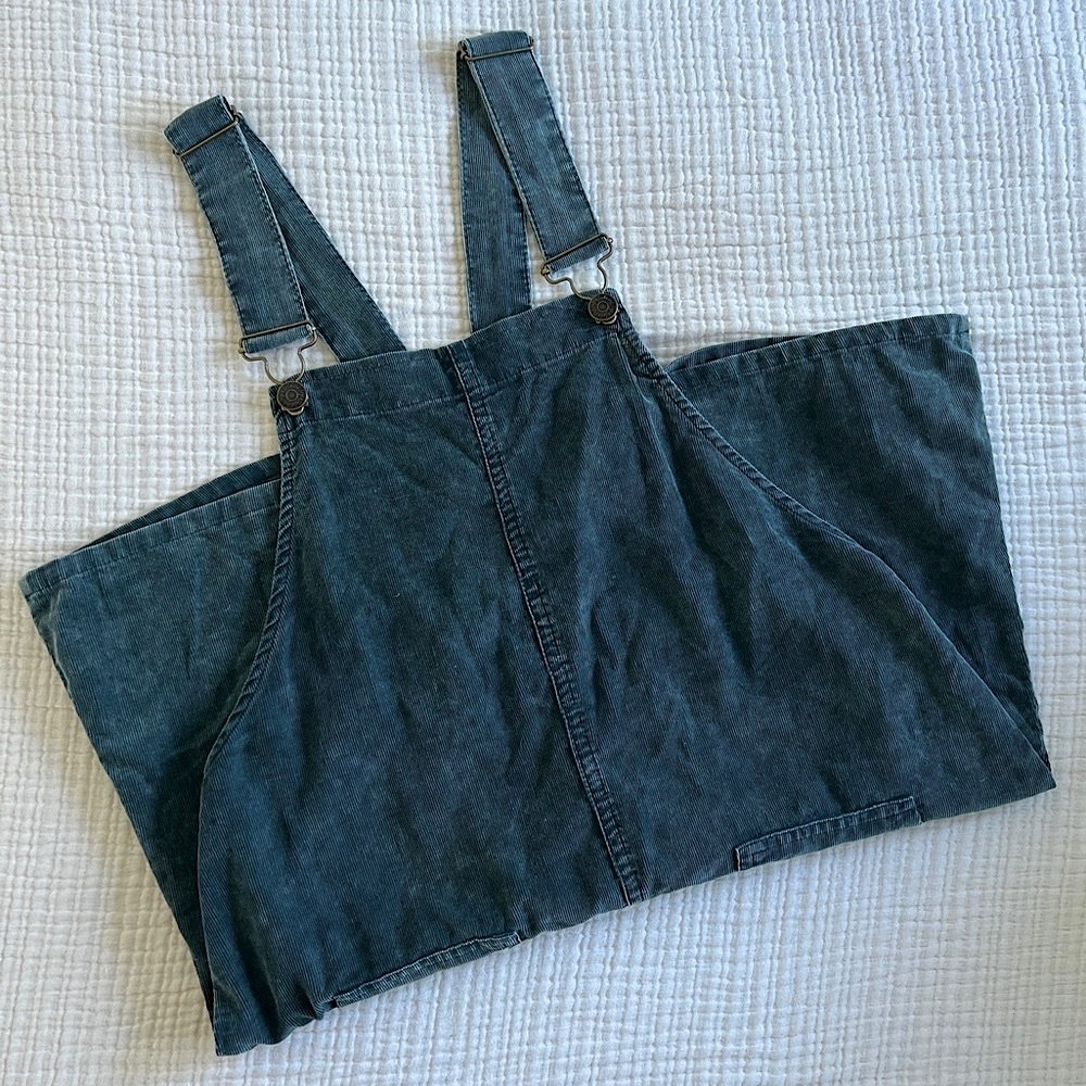 NEW Corduroy Overall Mini Dress